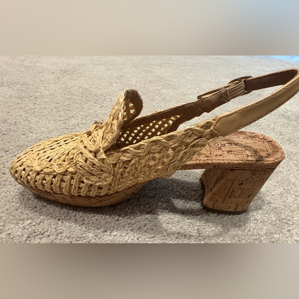AEROSOLES Women's Comfortable Platform Slingback - Picture 5 of 6